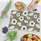 Flower Blossoms and Leaves Cutting Board Gallery Image 2