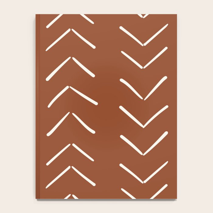 Boho Big Arrows in Rust Notebook Gallery Image 4