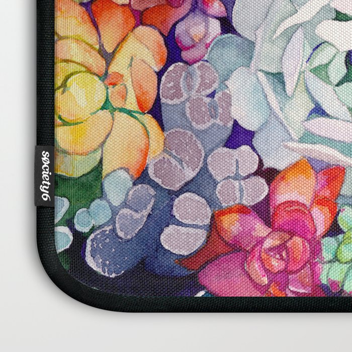 Succulent Garden Laptop Sleeve Gallery Image 3