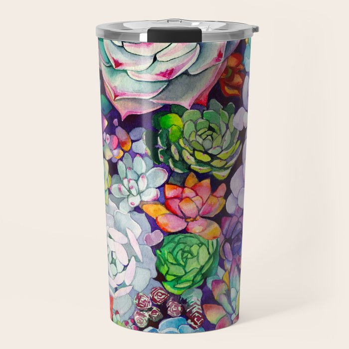Succulent Garden Travel Mug Gallery Image 1