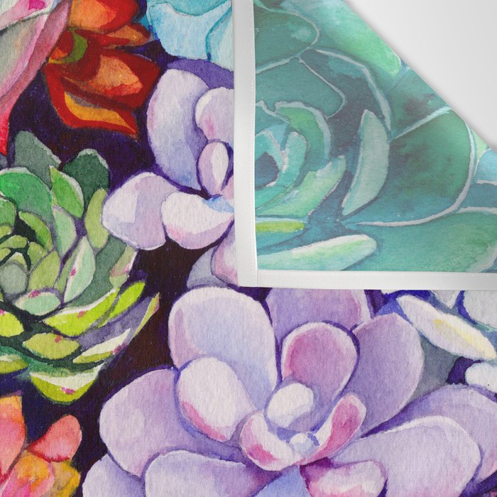 Succulent Garden Wall Tapestry Gallery Image 3