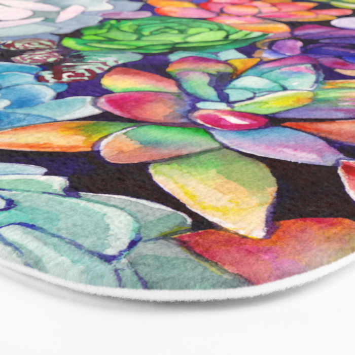 Succulent Garden Bath Mat Gallery Image 3