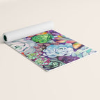 Succulent Garden Yoga Mat Gallery Image 2