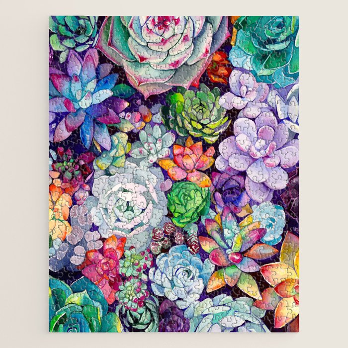 Succulent Garden Jigsaw Puzzle Gallery Image 1