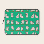 Pig Yoga Laptop Sleeve Gallery Image 1