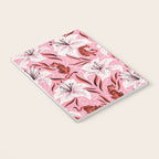 Tigers & Tiger Lilies - Vermilion & Pink Notebook Gallery Image 3