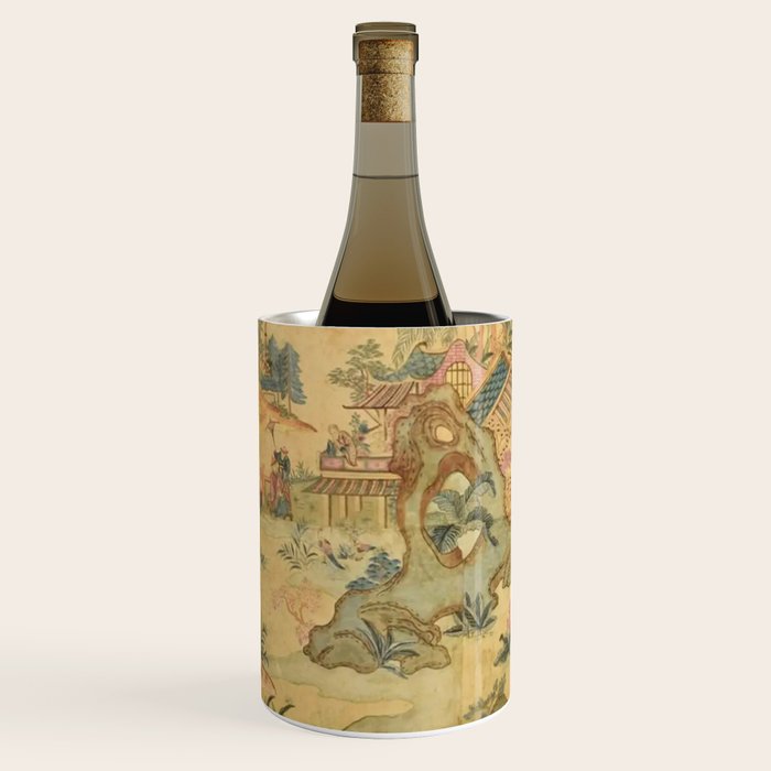 Antique 18th Century French Rococo Chinoiserie Landscape Wine Chiller Gallery Image 2