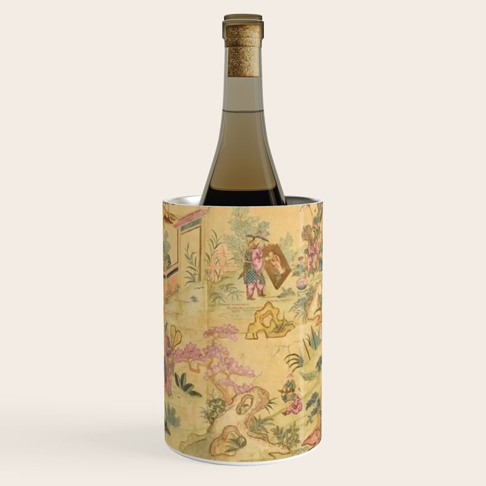 Antique 18th Century French Rococo Chinoiserie Landscape Wine Chiller Gallery Image 3