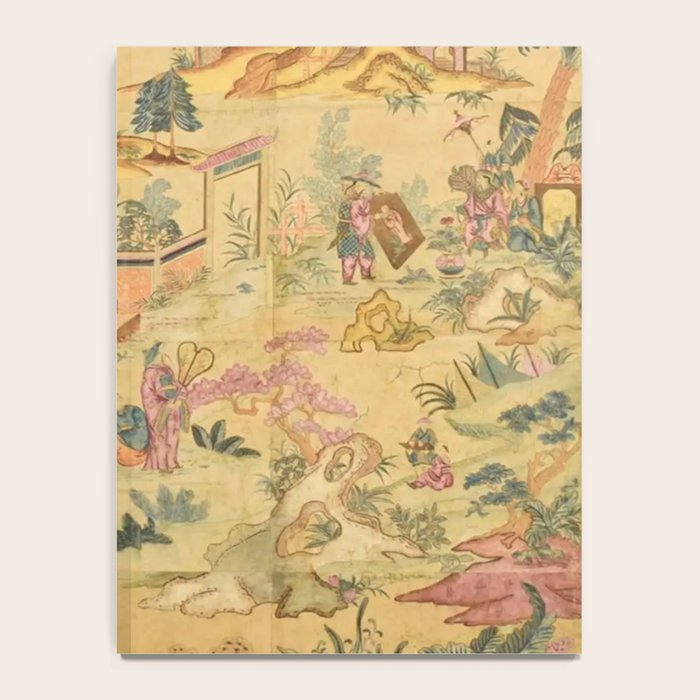 Antique 18th Century French Rococo Chinoiserie Landscape Notebook Gallery Image 4