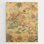 Antique 18th Century French Rococo Chinoiserie Landscape Jigsaw Puzzle Gallery Image 1