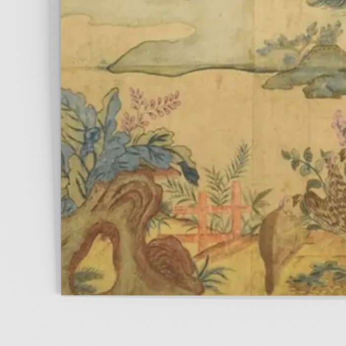 Antique 18th Century French Rococo Chinoiserie Landscape Poster Gallery Image 3