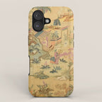 Antique 18th Century French Rococo Chinoiserie Landscape iPhone Case Gallery Image 1