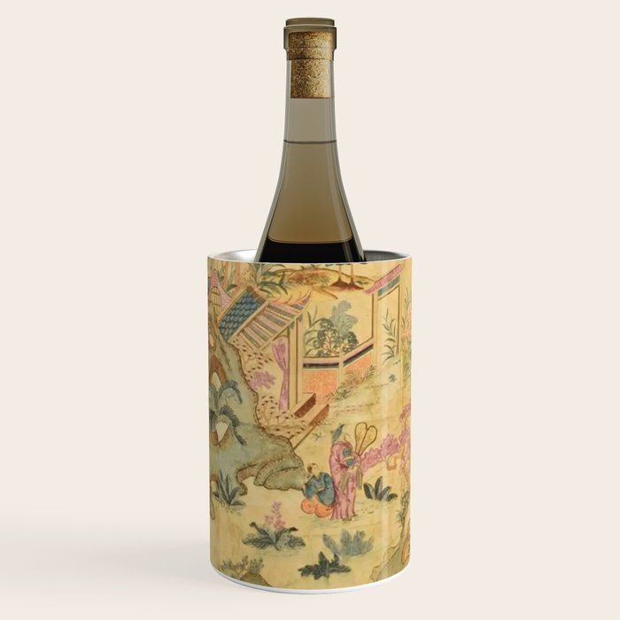 Antique 18th Century French Rococo Chinoiserie Landscape Wine Chiller Gallery Image 1