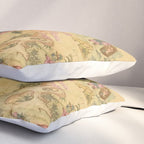 Antique 18th Century French Rococo Chinoiserie Landscape Pillow Sham Gallery Image 3