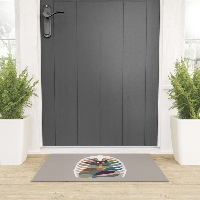 Cat Landscape 107: Here Comes the Cat Welcome Mat Gallery Image 3