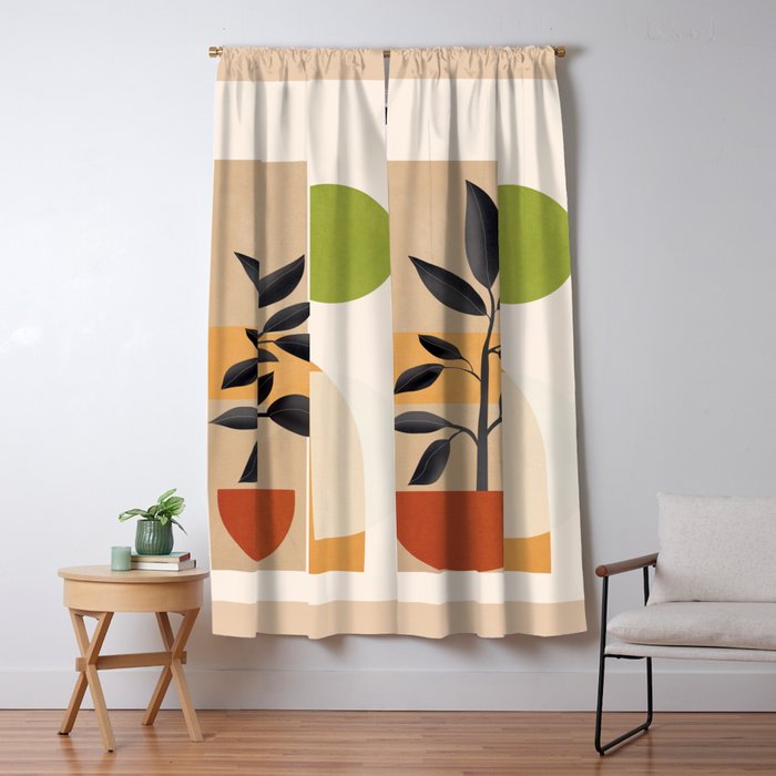 Soft Shapes XXI Window Curtain Gallery Image 1