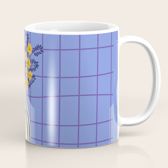 Still life with flowers and fruit Coffee Mug Gallery Image 1