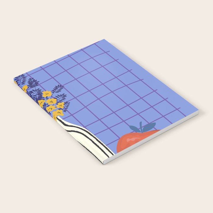 Still life with flowers and fruit Notebook Gallery Image 1