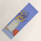 Still life with flowers and fruit Yoga Mat Gallery Image 1