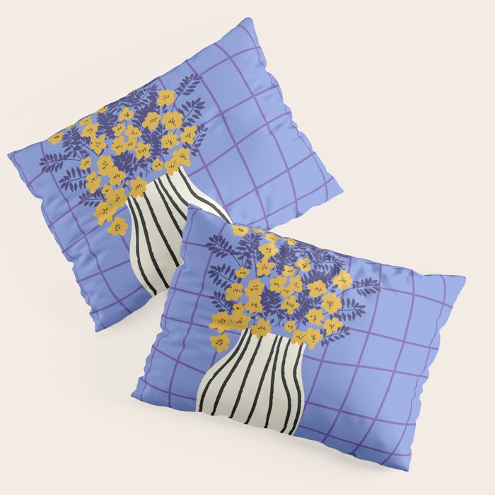 Still life with flowers and fruit Pillow Sham Gallery Image 3