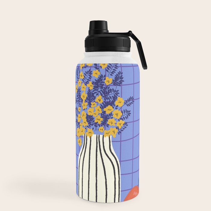 Still life with flowers and fruit Water Bottle Gallery Image 5