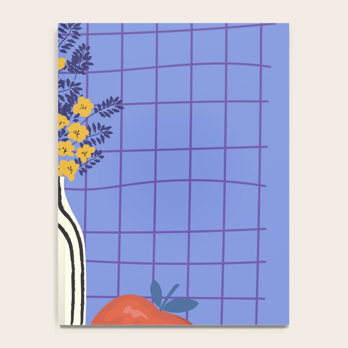 Still life with flowers and fruit Notebook Gallery Image 4