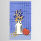 Still life with flowers and fruit Tablecloth Gallery Image 2