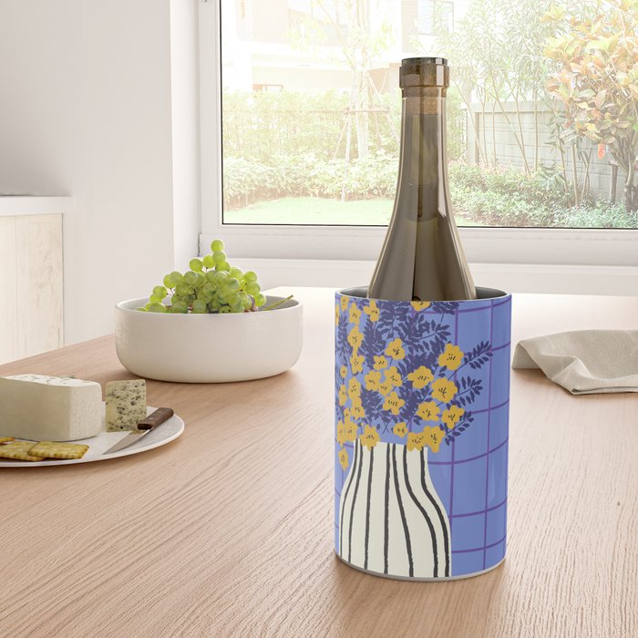 Still life with flowers and fruit Wine Chiller Gallery Image 4