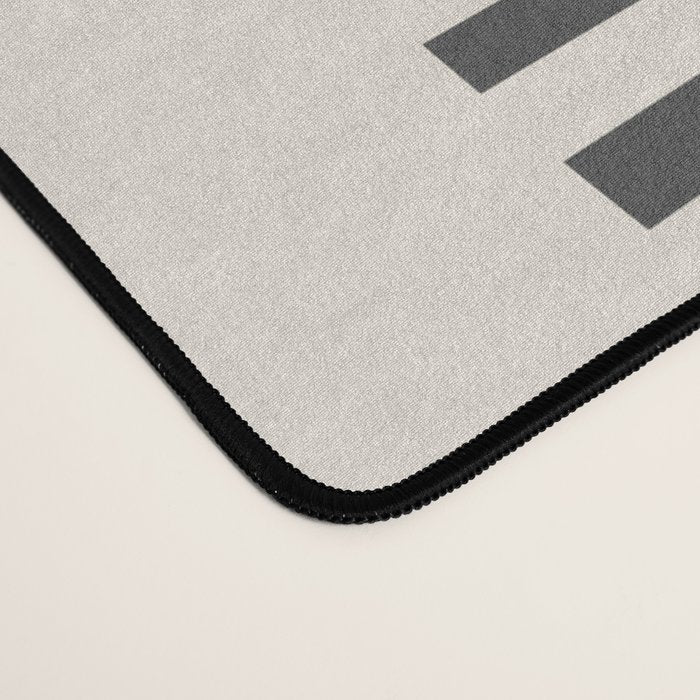 Green Beige Black Lines Artwork II Desk Mat Gallery Image 4