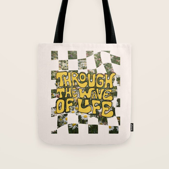 Through the Wave of Life Tote Bag Gallery Image 1