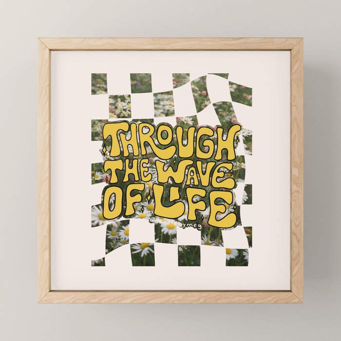Through the Wave of Life Mini Art Print Gallery Image 1