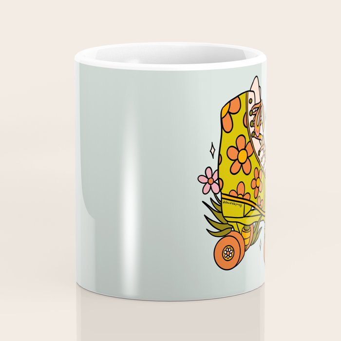 Virgo Roller Skate Coffee Mug Gallery Image 4