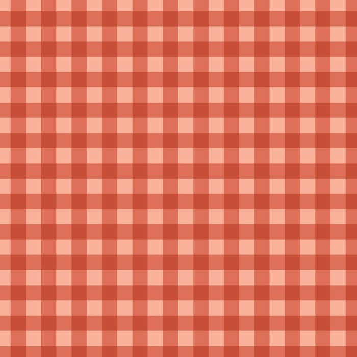 Gingham Plaid Pattern - Strawberry Red Coffee Mug Gallery Image 2