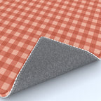 Gingham Plaid Pattern - Strawberry Red Rug Gallery Image 4