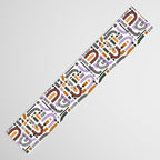 Shapes and animal print C Table Runner Gallery Image 3
