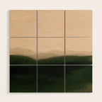 green hills Wood Wall Art Gallery Image 1