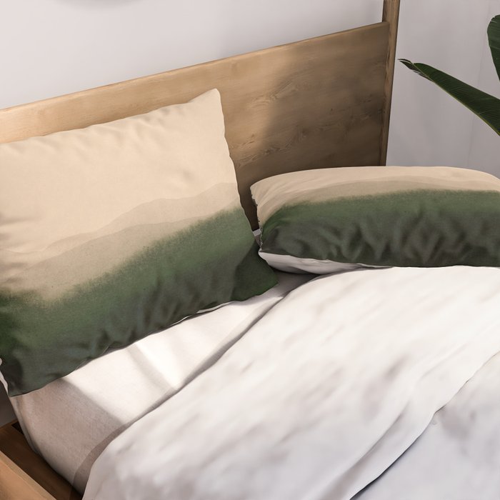 green hills Pillow Sham Gallery Image 2