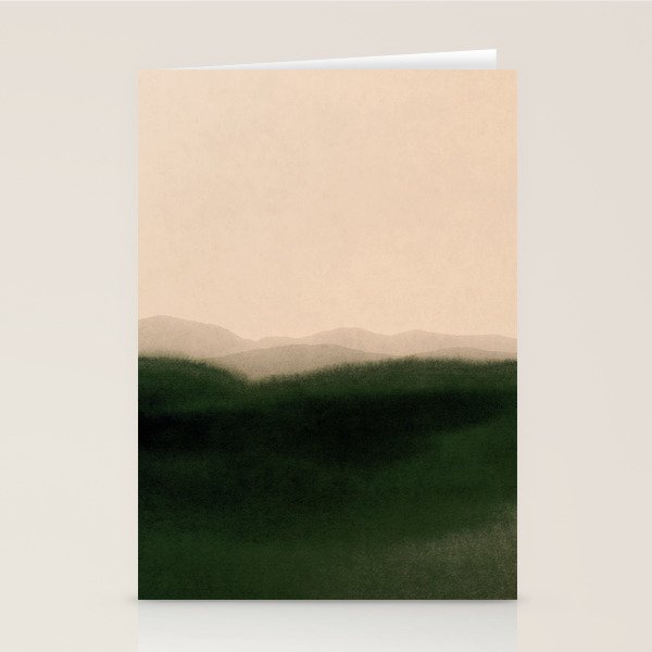 green hills Stationery Card Gallery Image 2