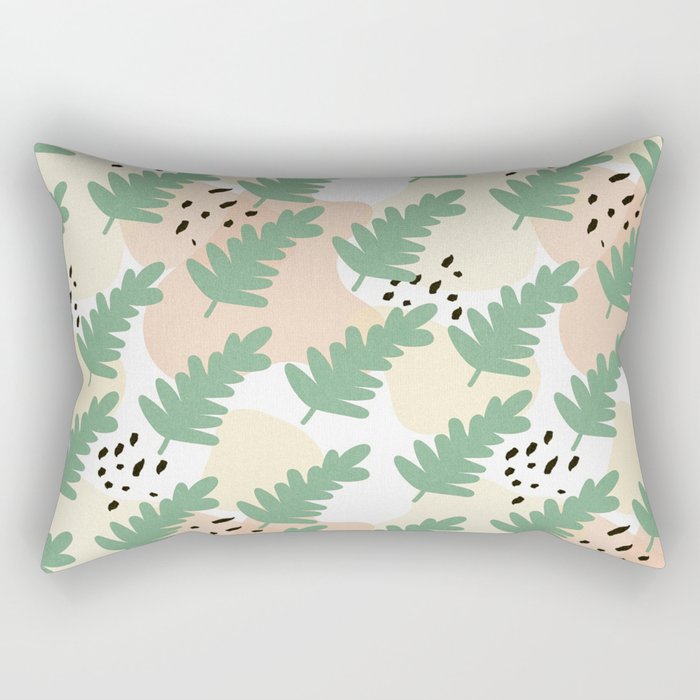 Fern Leaves Rectangular Pillow Gallery Image 1