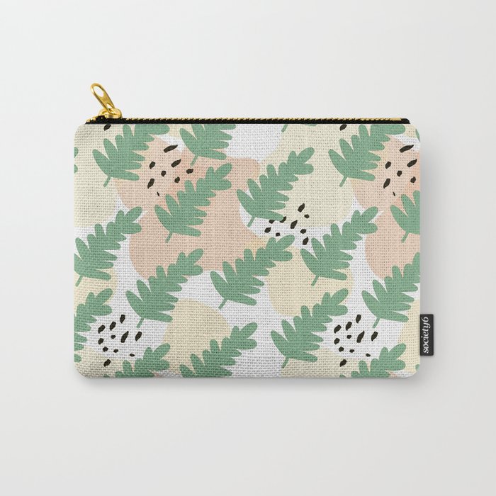 Fern Leaves Carry All Pouch Gallery Image 1