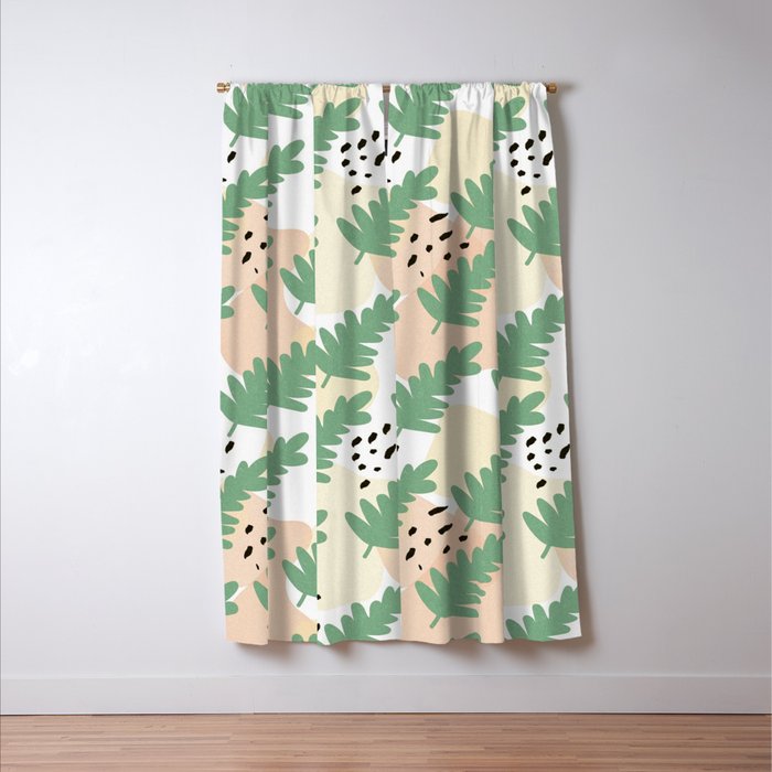 Fern Leaves Window Curtain Gallery Image 3