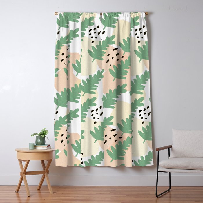 Fern Leaves Window Curtain Gallery Image 5