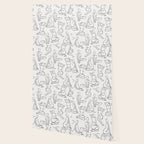 Shapes of the Ladies Pattern Wallpaper Gallery Image 2