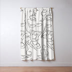 Shapes of the Ladies Pattern Window Curtain Gallery Image 3