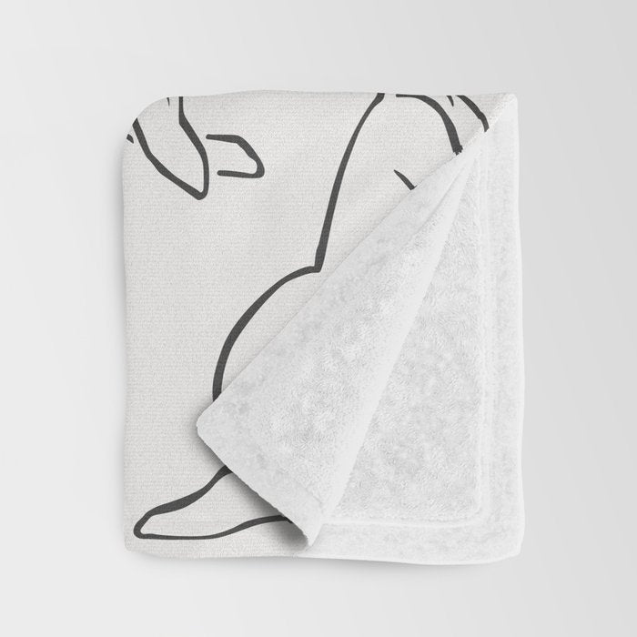 Shapes of the Ladies Pattern Throw Blanket Gallery Image 3