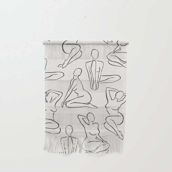 Shapes of the Ladies Pattern Wall Hanging Gallery Image 1