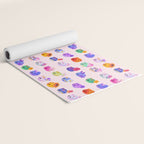 Flower sea slug - pastel Yoga Mat Gallery Image 2