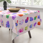 Flower sea slug - pastel Tablecloth Gallery Image 3