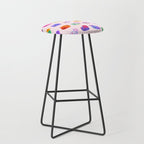 Flower sea slug - pastel Stool Gallery Image 1