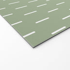 Modern Boho Minimal Pattern, Sage Green and White Welcome Mat Gallery Image 2